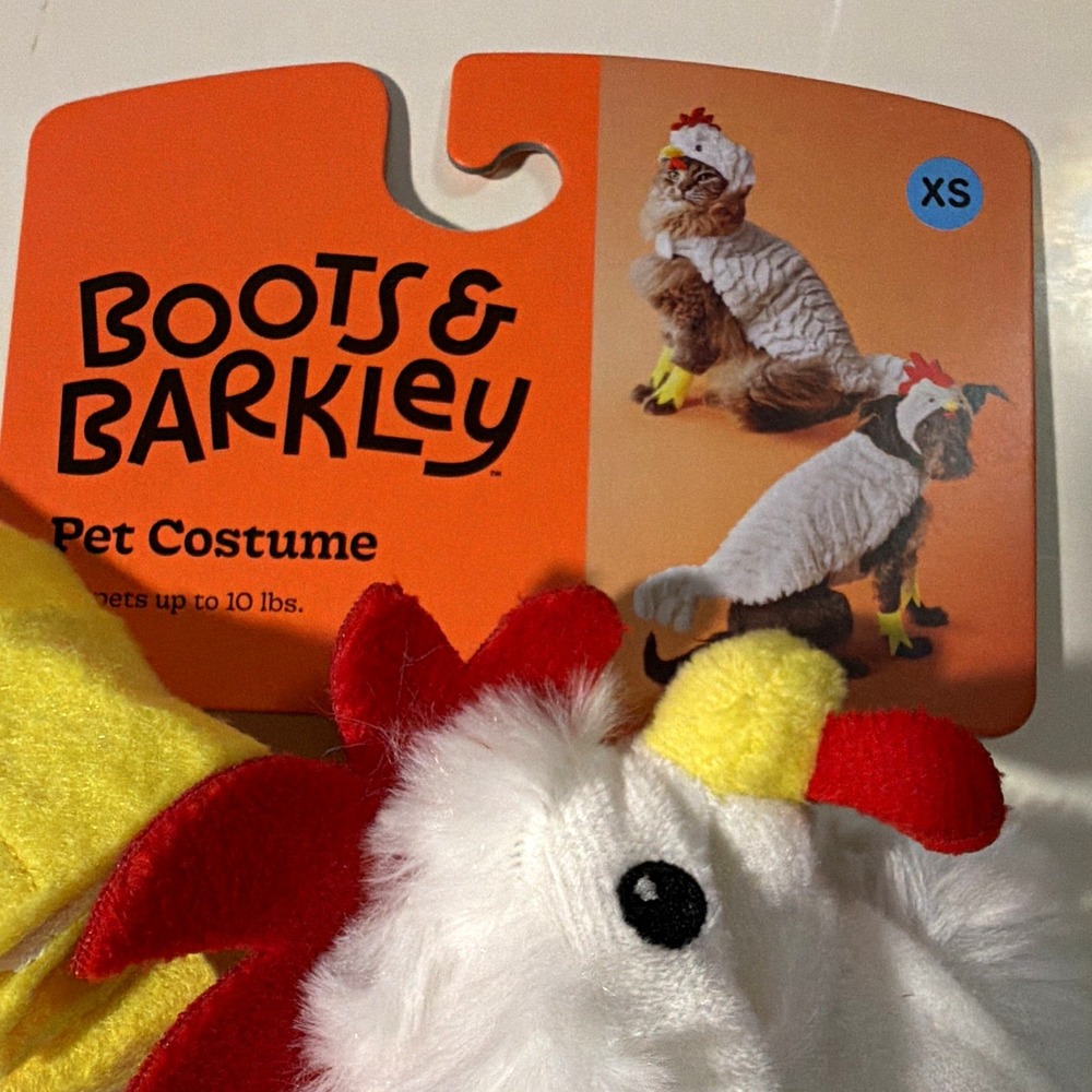 Boots & Barkley Chicken Pet Costume in XS